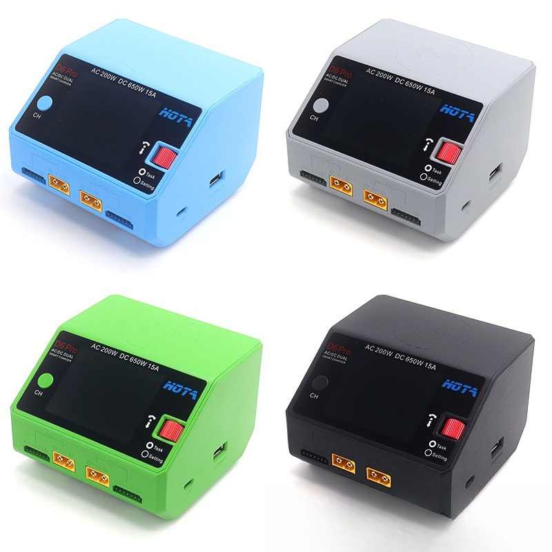 Hota D6 Pro Dual Lipo Charger - HOTA D6 Pro 650W 200W Dual