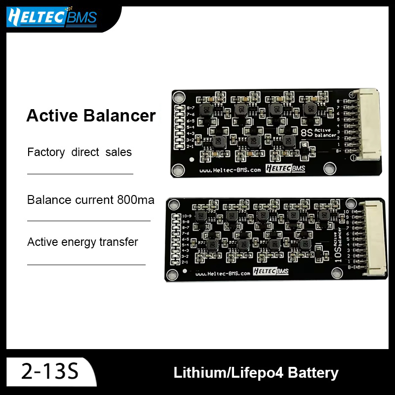 12S Lipo Battery Balancing Board - Active Balancer 0.8A Equalizer Energy Transfer
