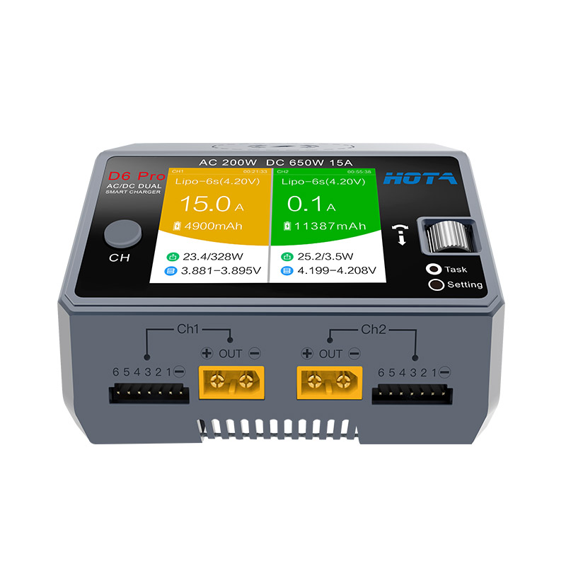 HOTA D6 Pro AC 200W / DC 650W  - Hota D6 Pro Dual Lipo Charger ulasan dan harga