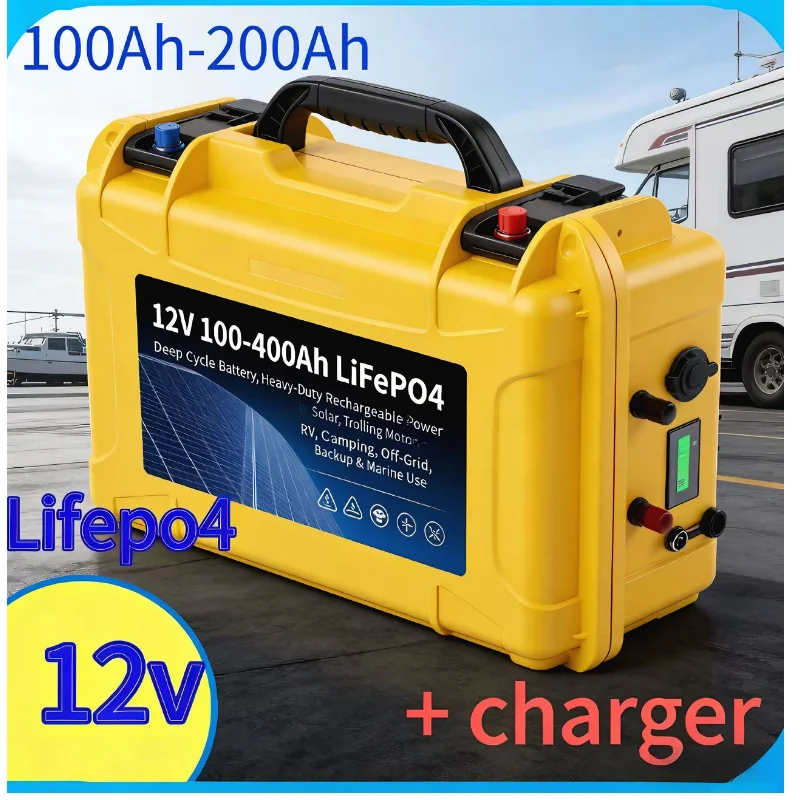 12V LiFePO4 100‑200Ah | Blueto - Lifepo4 12V 100Ah Bms Bluetooth ulasan dan harga