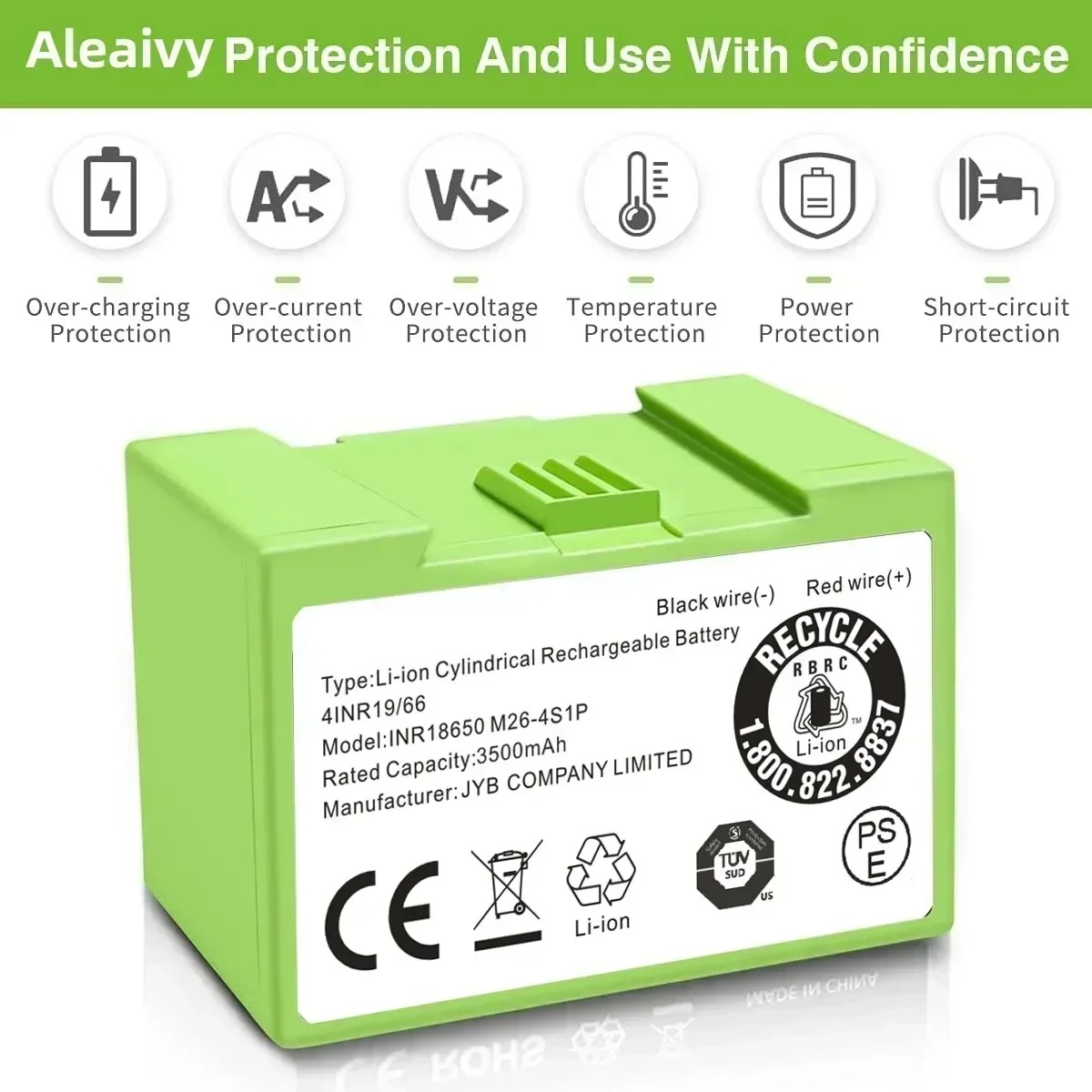 5000mAh I7 Battery Replacement - 4S Lipo Battery 14.8V 6000Mah ulasan dan harga