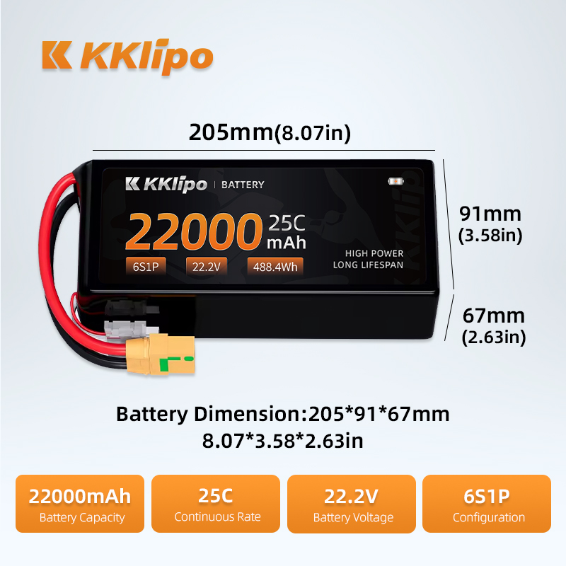 Manufacturing Production High  - Tattu 6S 22000Mah Lipo Battery ulasan dan harga