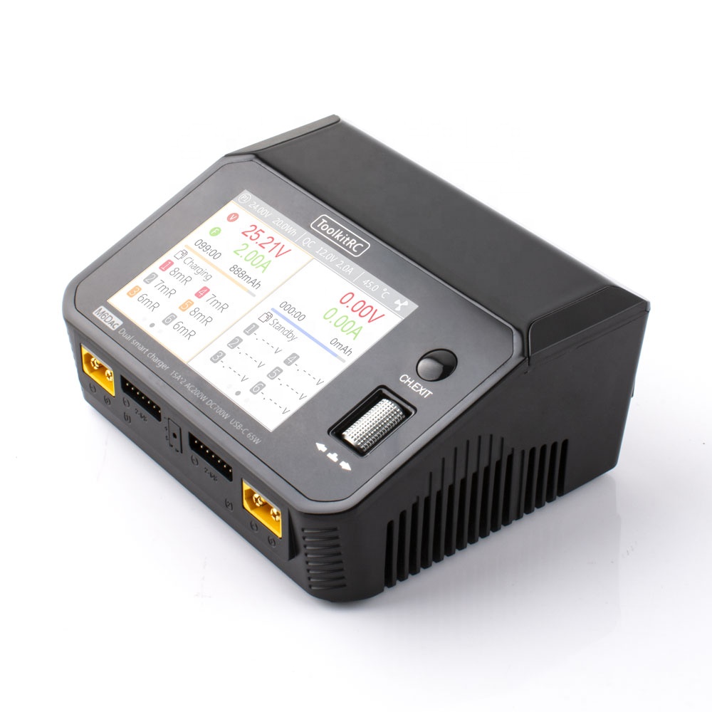 Toolkitrc M6DAC 350W X 2 USB-C - Toolkitrc M6Dac Smart Charger ulasan dan harga