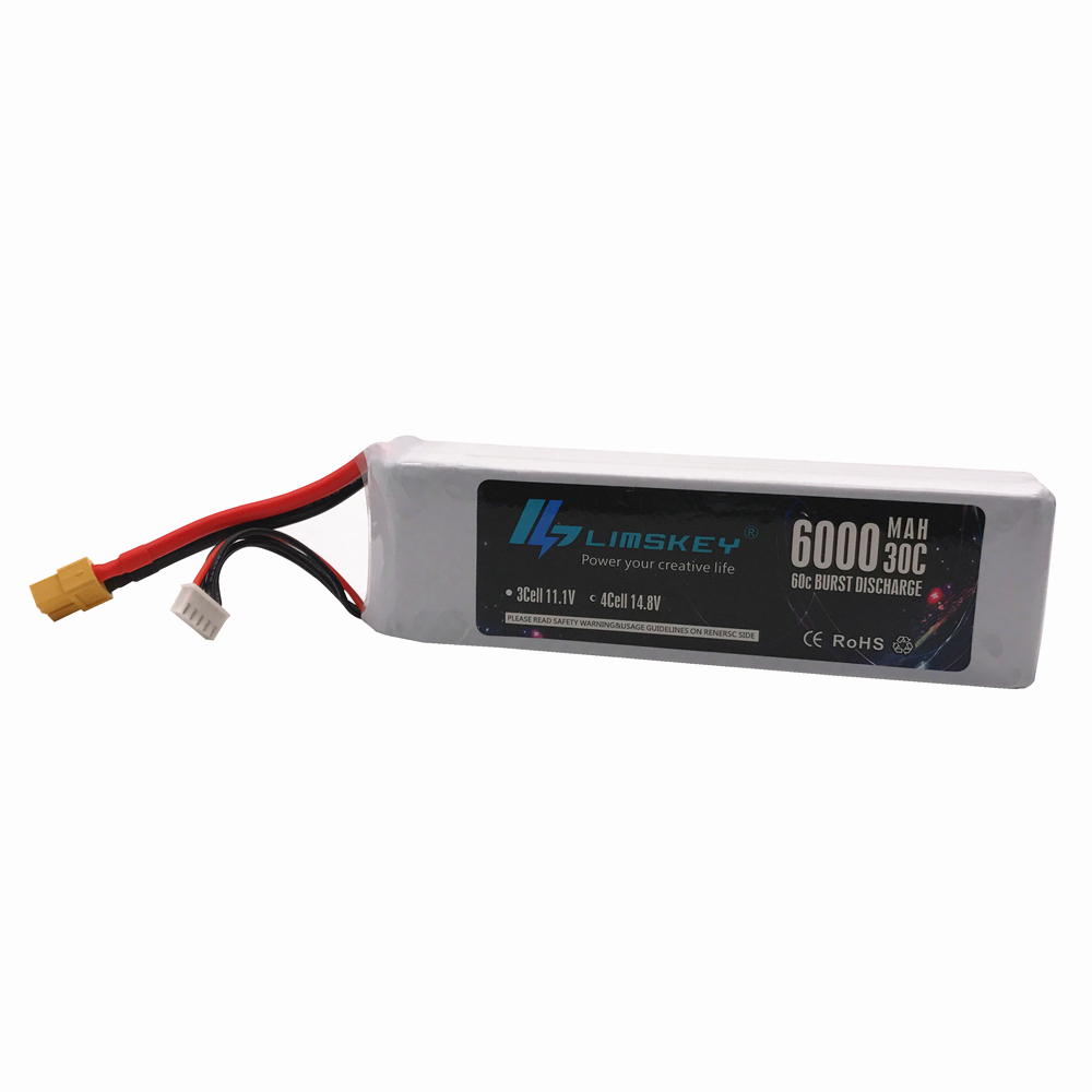 Lismkey 14.8V 6000mAh 30C Burs - 4S Lipo Battery 14.8V 6000Mah ulasan dan harga