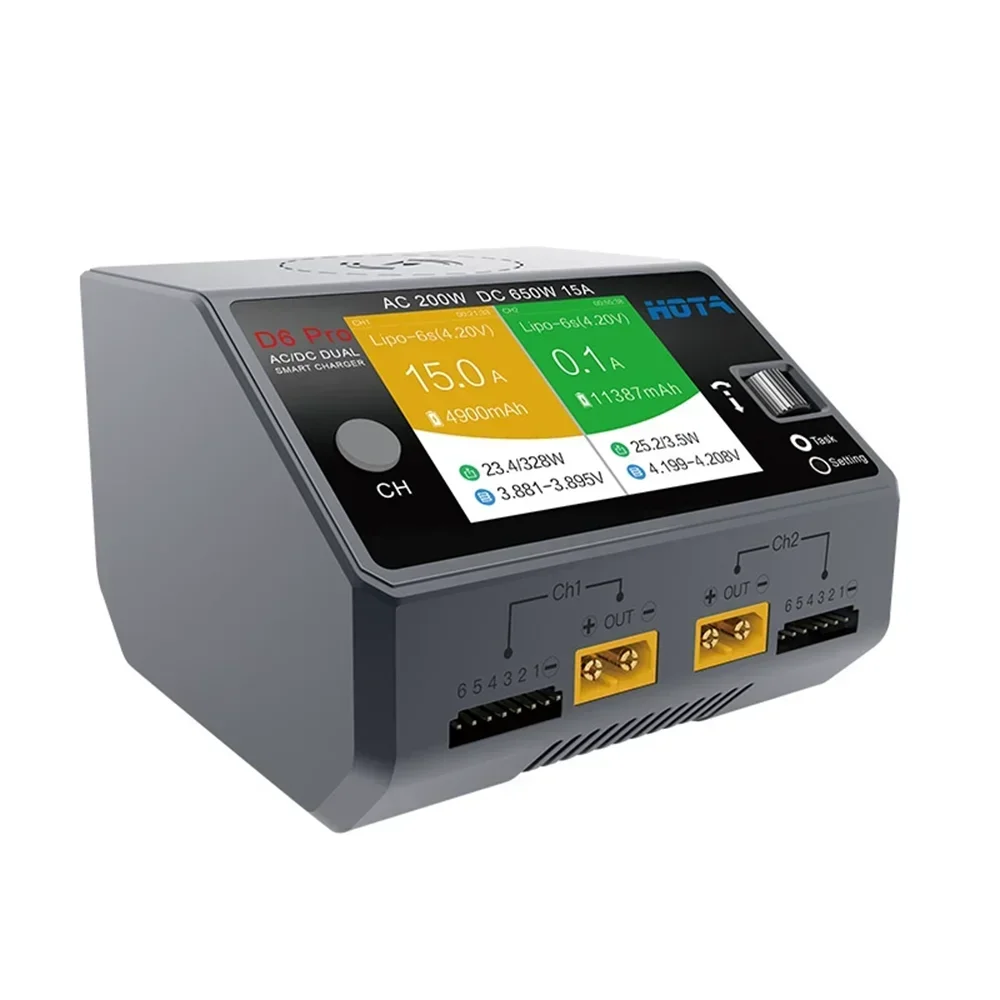 HOTA D6 Pro Dual Channel Smart - Hota D6 Pro Dual Lipo Charger ulasan dan harga