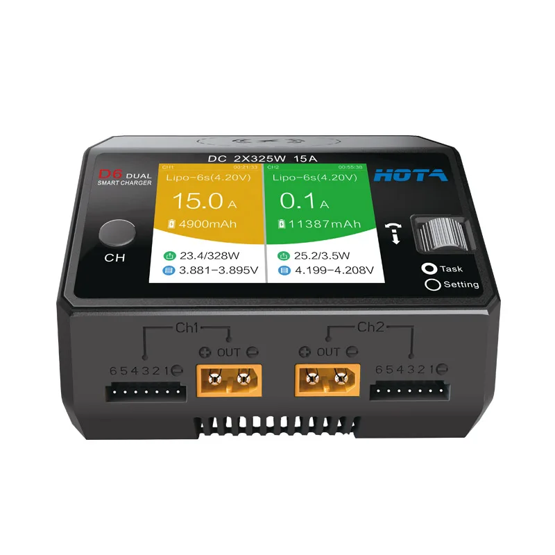 Hota D6 Dual/Pro Smart Charger - Hota D6 Pro Dual Lipo Charger ulasan dan harga