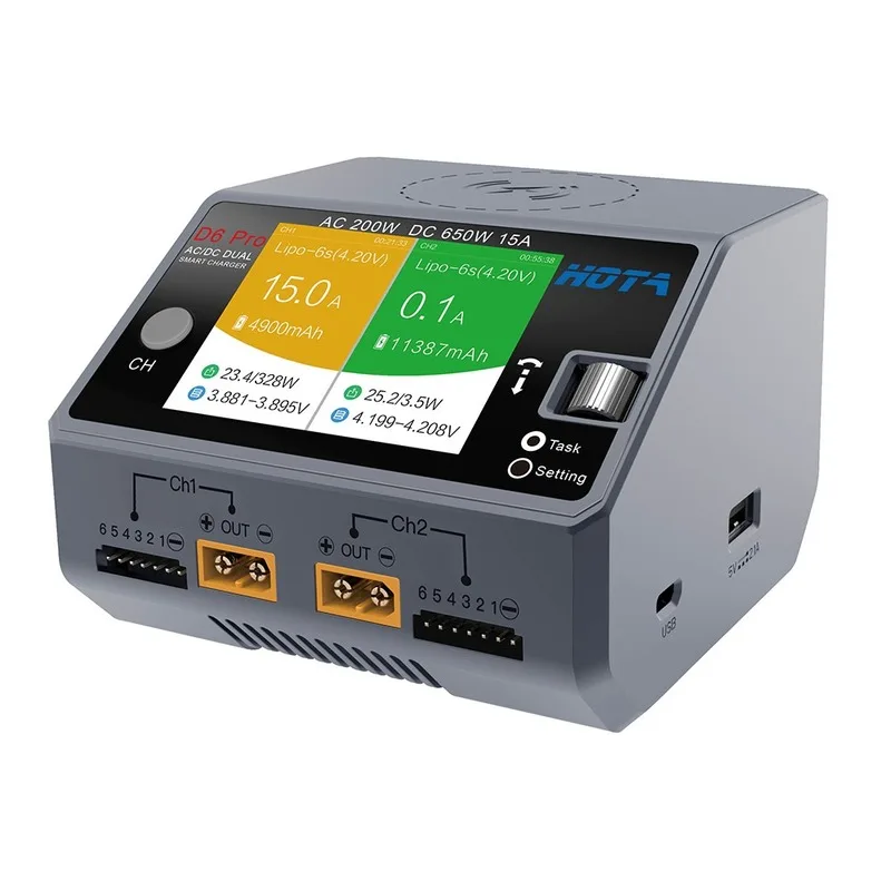 Hota D6 Dual/Pro Smart Charger - Hota D6 Pro Dual Lipo Charger ulasan dan harga