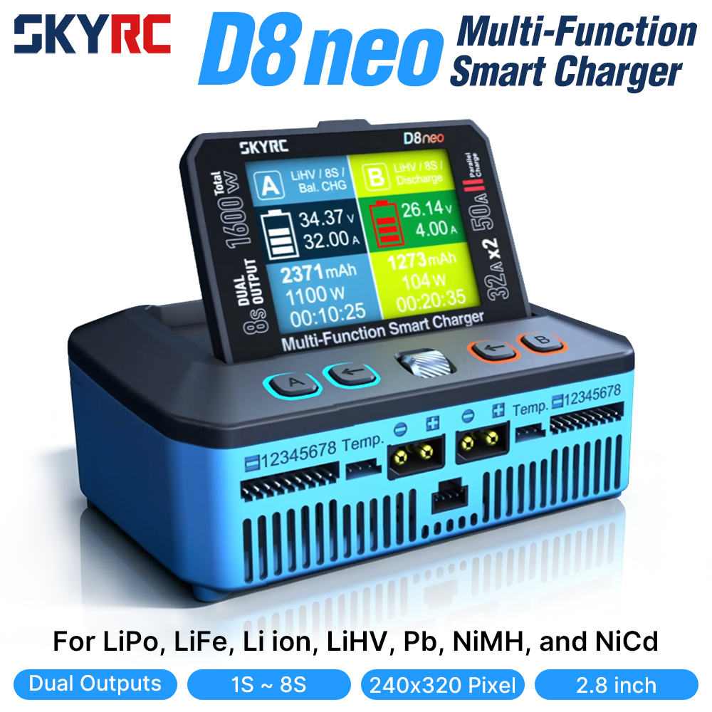 SKYRC D8neo Smart Charger Dual - Skyrc B6 Neo Smart Charger ulasan dan harga