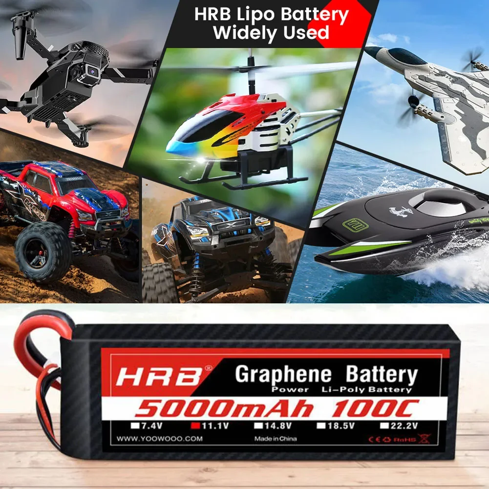 2PC  Graphene Battery 2S 3S 4S - 6S Lipo Battery 22.2V 5000Mah ulasan dan harga