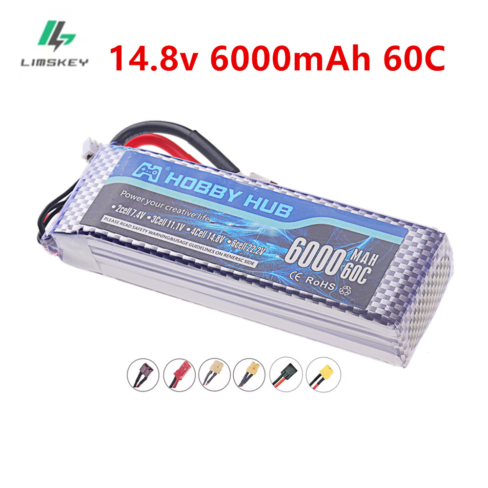6000mAh Lipo 14.8V Battery 4S  - 4S Lipo Battery 14.8V 6000Mah ulasan dan harga