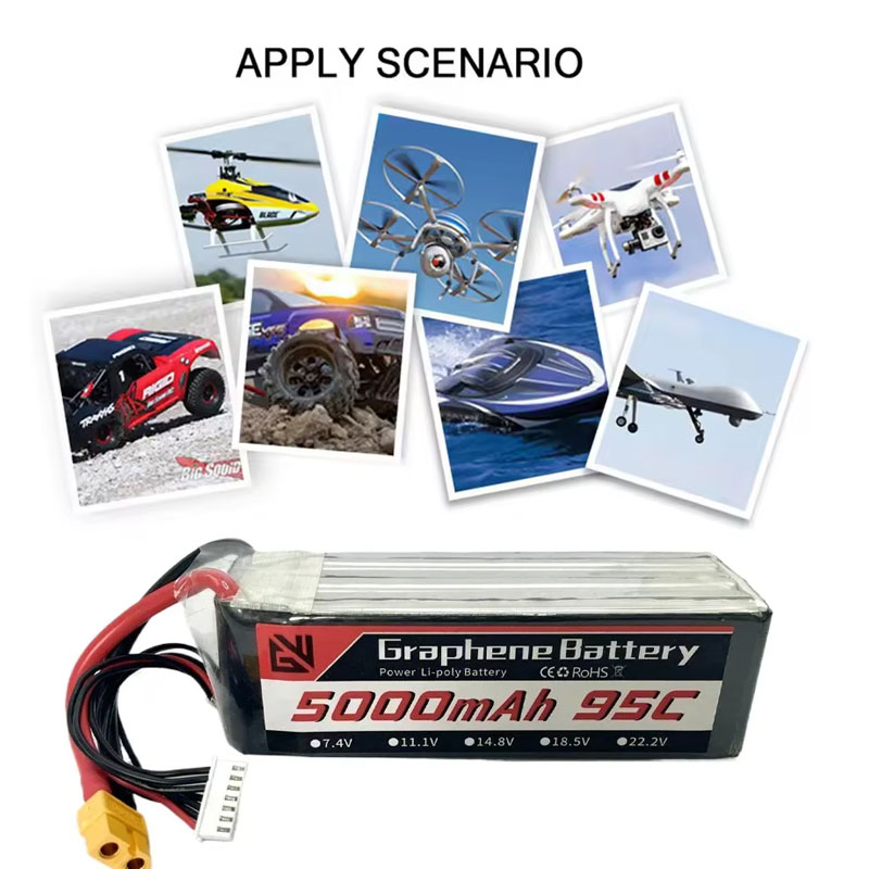 Lipo Battery 6S 5000mAh XT60 X - 6S Lipo Battery 22.2V 5000Mah ulasan dan harga