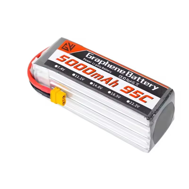 Lipo Battery 6S 5000mAh XT60 X - 6S Lipo Battery 22.2V 5000Mah ulasan dan harga