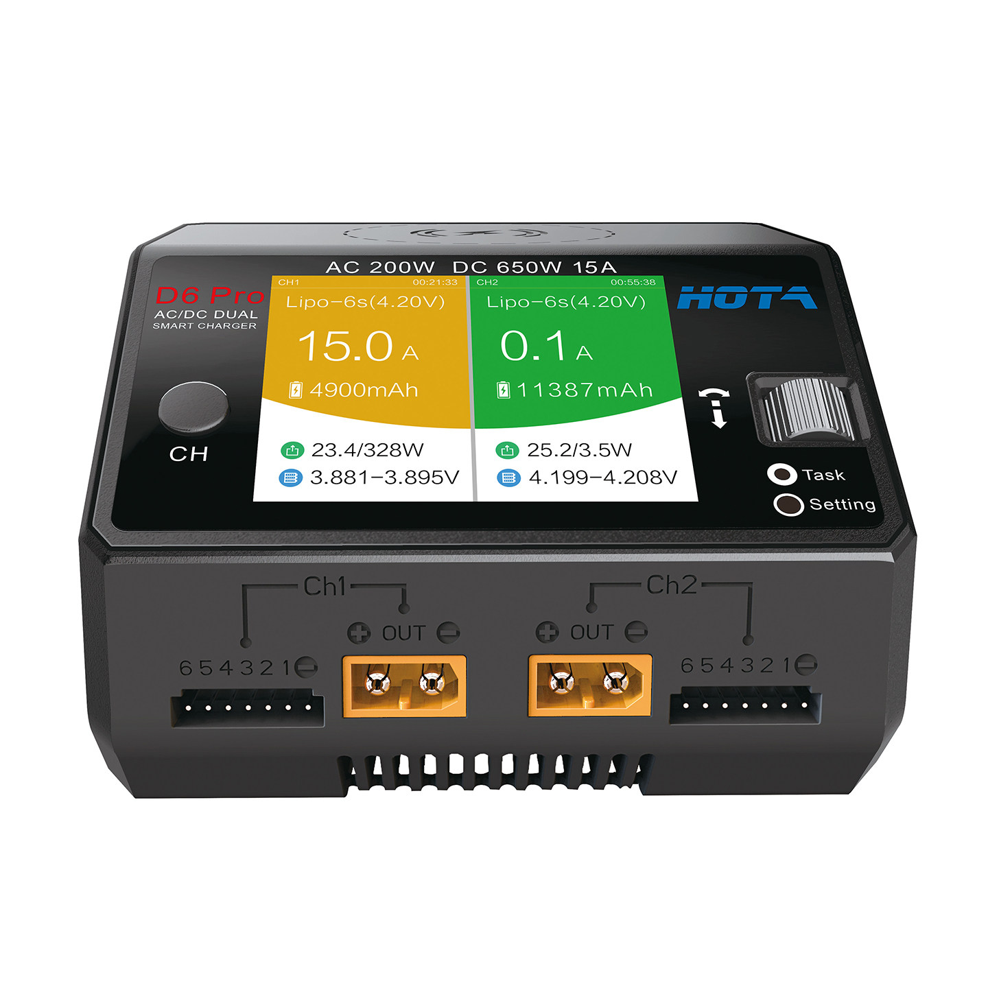 HOTA D6 Pro AC/DC Dual Channel - Hota D6 Pro Dual Lipo Charger ulasan dan harga