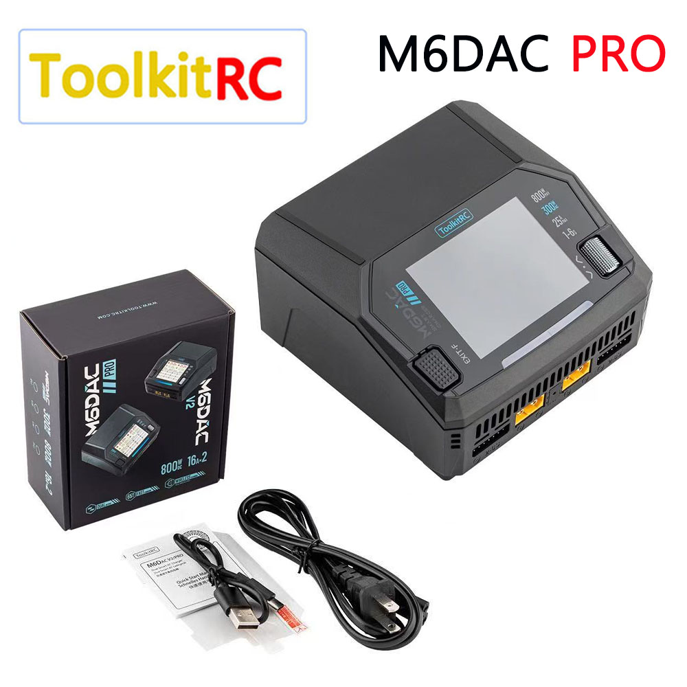 ToolkitRC M6DAC PRO V2 Dual Ch - Toolkitrc M6Dac Smart Charger ulasan dan harga