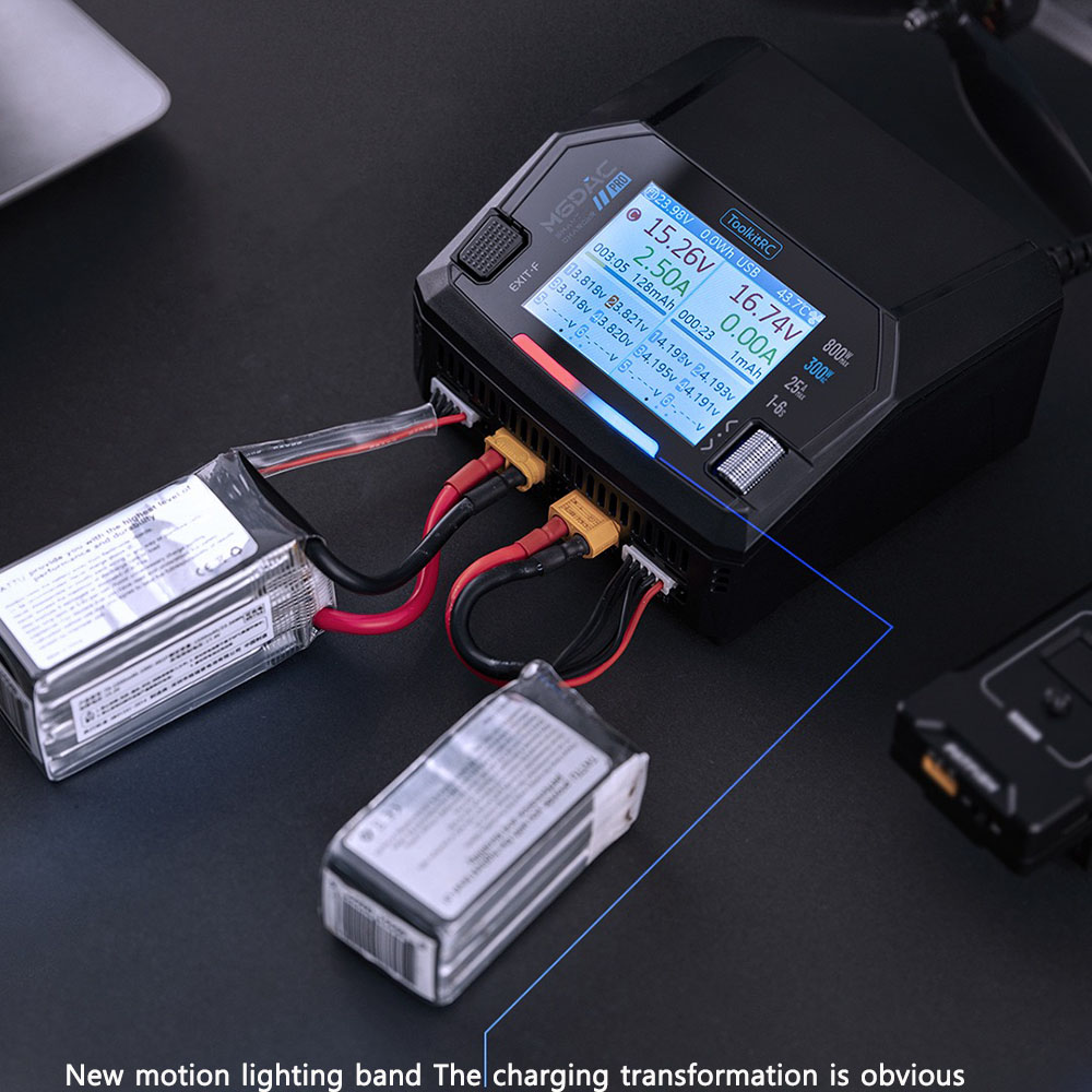 ToolkitRC M6DAC PRO V2 Dual Ch - Toolkitrc M6Dac Smart Charger ulasan dan harga