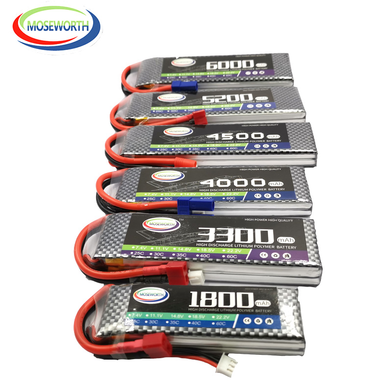 2S 3S 4S 6S 2200 4200 5200 600 - 4S Lipo Battery 14.8V 6000Mah ulasan dan harga