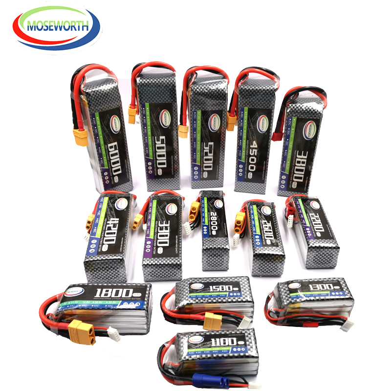 2S 3S 4S 6S 2200 4200 5200 600 - 4S Lipo Battery 14.8V 6000Mah ulasan dan harga