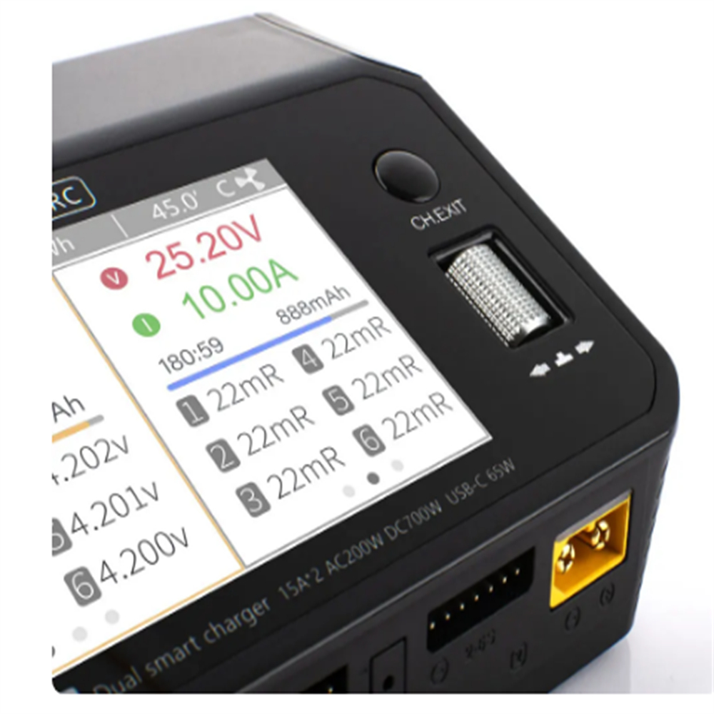 ToolkitRC M6DAC 350W x 2 USB-C - Toolkitrc M6Dac Smart Charger ulasan dan harga